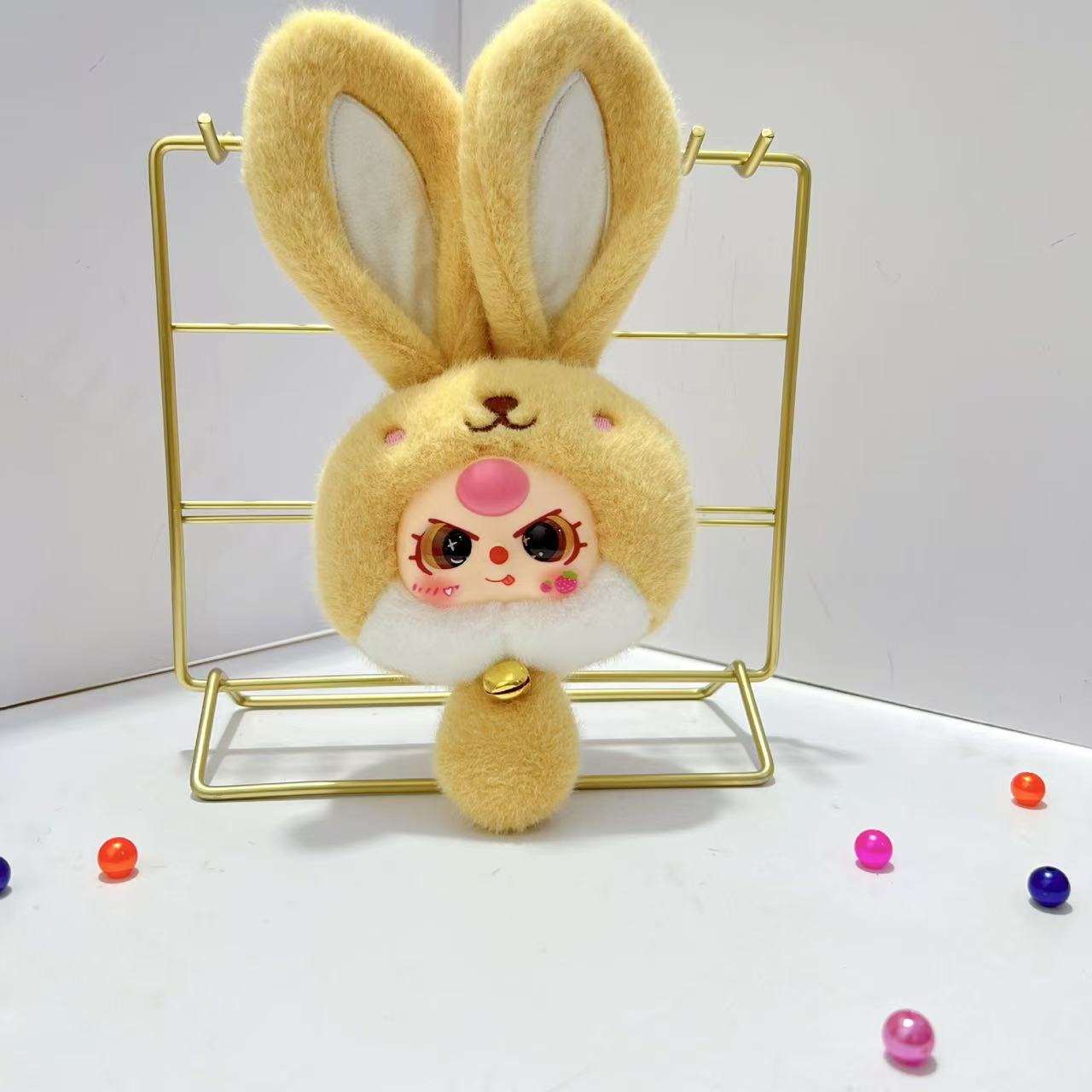 【BABY THREE-ペアペア】動く目縫いぐるみ&ストラップ(開封後の返品・交換はできません)