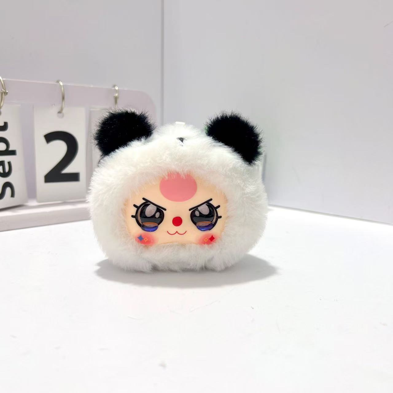 【BABY THREE-ペアペア】動く目縫いぐるみ&ストラップ(開封後の返品・交換はできません)