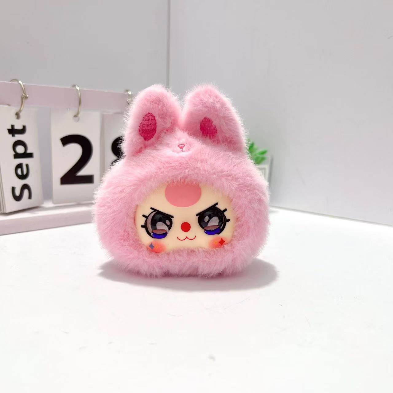 【BABY THREE-ペアペア】動く目縫いぐるみ&ストラップ(開封後の返品・交換はできません)