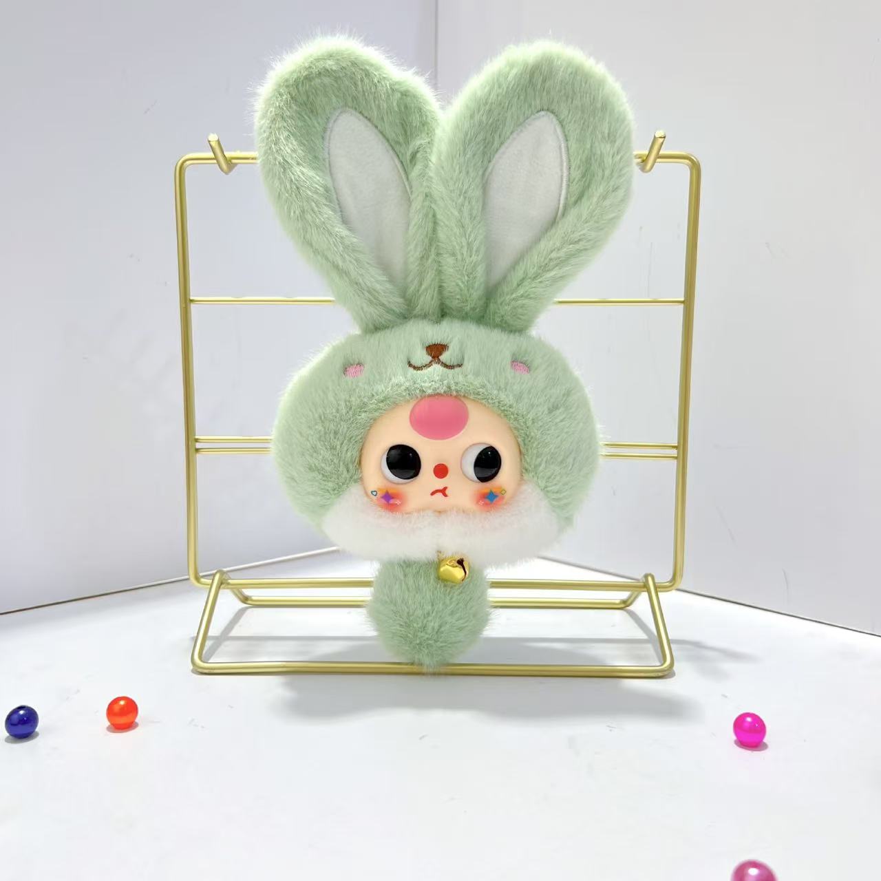 【BABY THREE-ペアペア】動く目縫いぐるみ&ストラップ(開封後の返品・交換はできません)