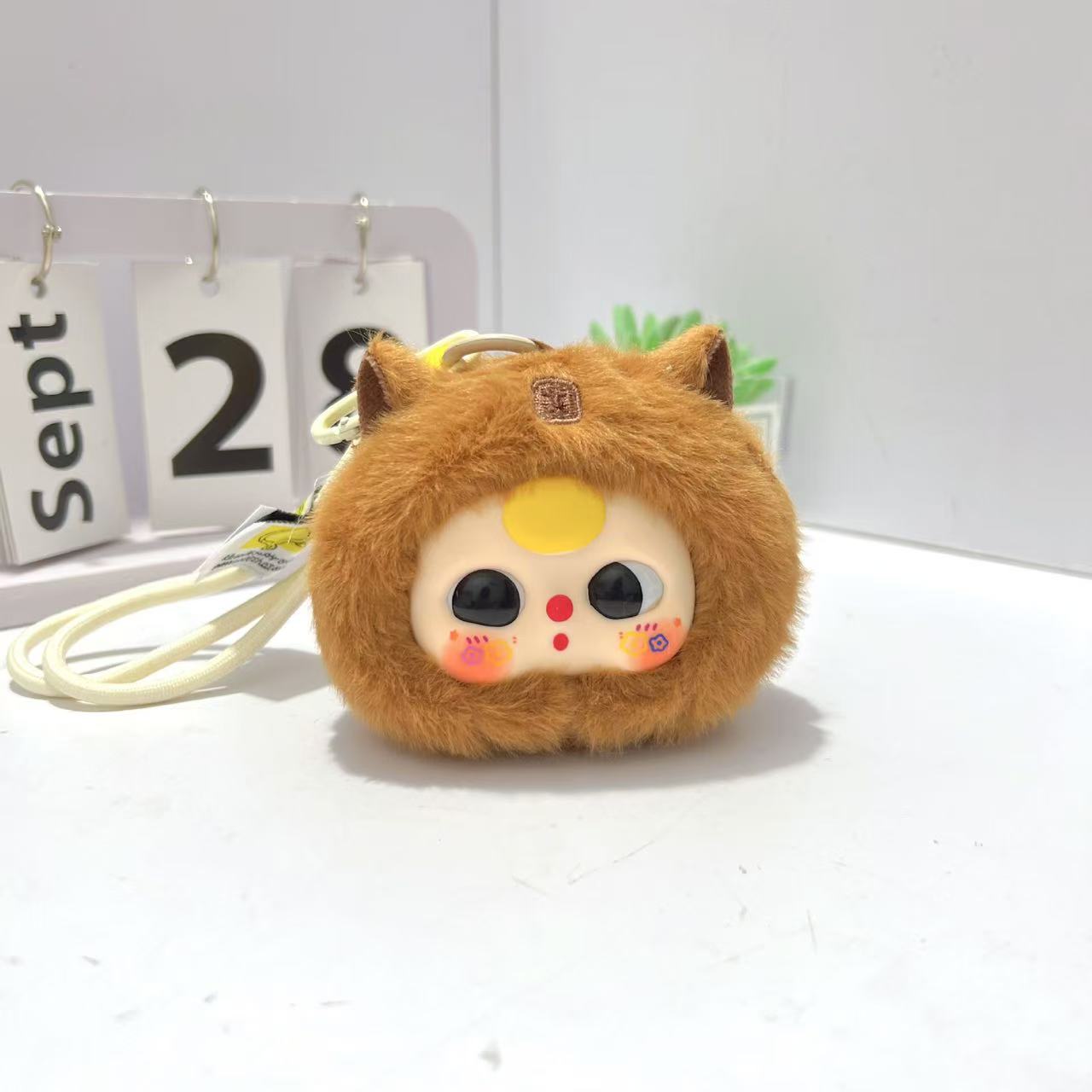 【BABY THREE-ペアペア】動く目縫いぐるみ&ストラップ(開封後の返品・交換はできません)