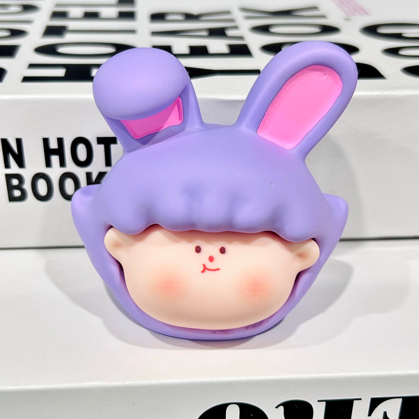 【リリス】 折り耳うさぎリリス・ハンドメイドDIYデスクインテリア(手作りのため小さなキズがある場合がございます/気になる方はご購入をお控えください)