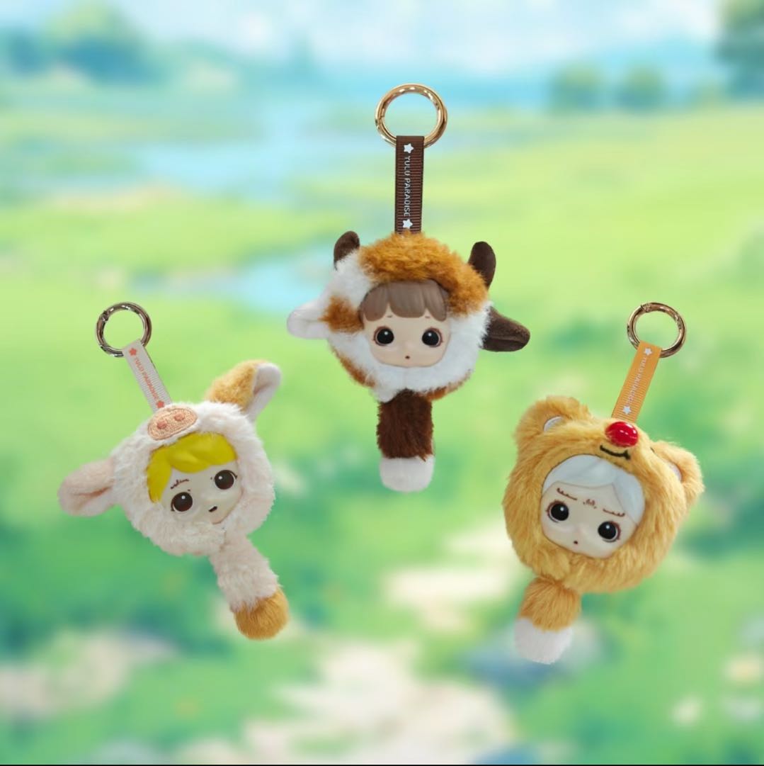 【ブラインドボックス】YURUパラダイスかわいいぬいぐるみのブラインドボックスペンダント(開封後のキャンセルができません)