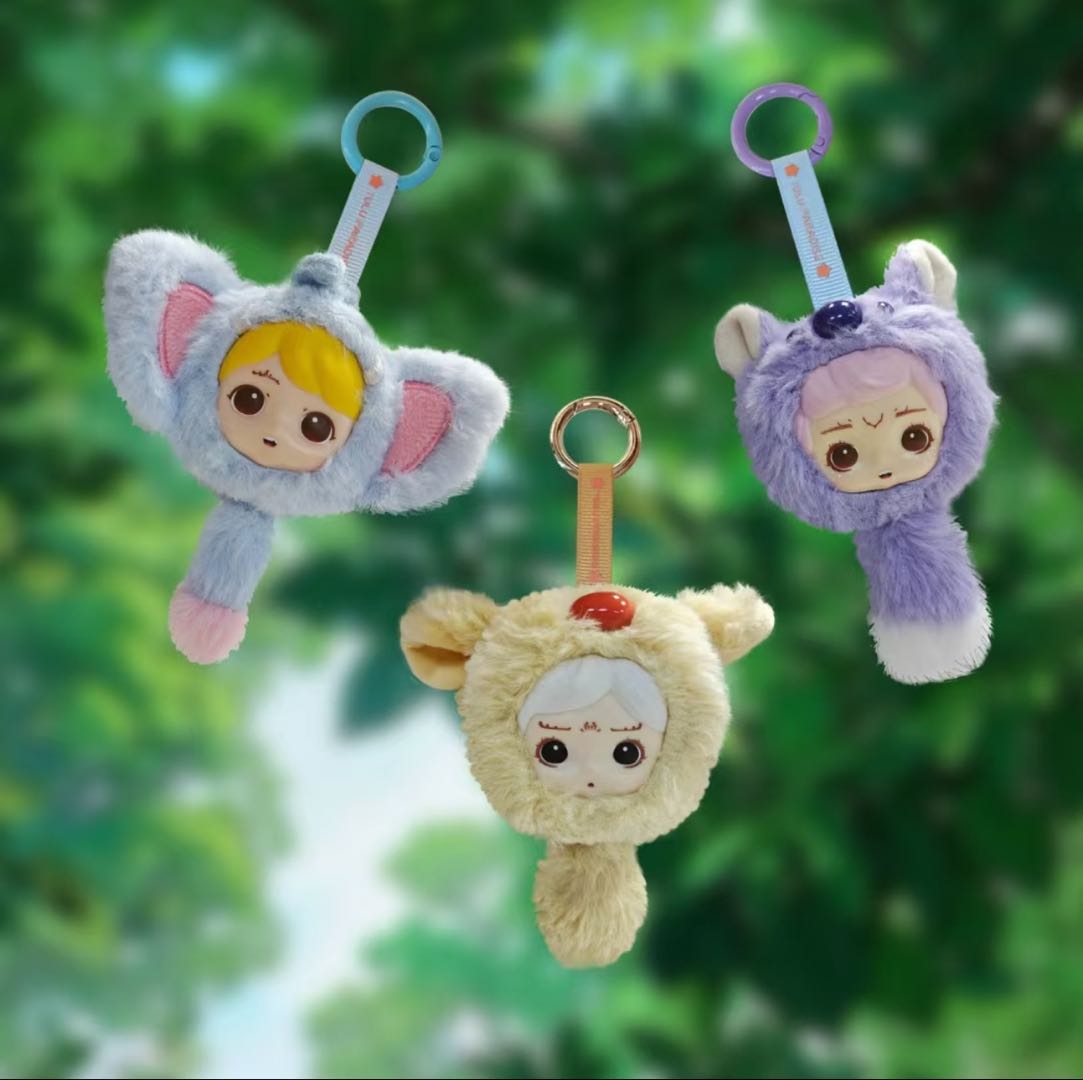 【ブラインドボックス】YURUパラダイスかわいいぬいぐるみのブラインドボックスペンダント(開封後のキャンセルができません)