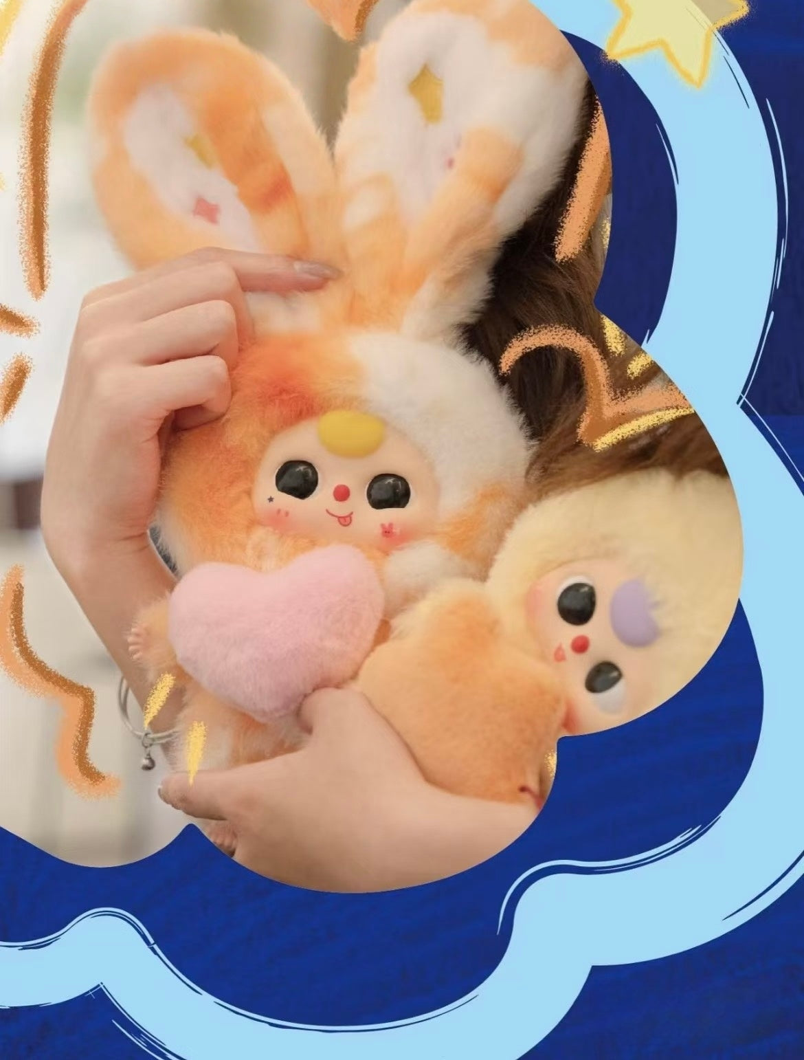 【ブラインドボックス】リリラビットタウン (三代目)- かわいいぬいぐるみ(開封後のキャンセルができません)