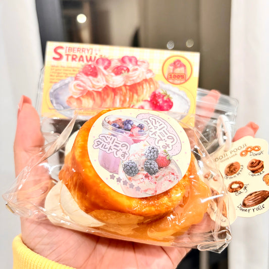 【スクイーズ自由選択】【晩麦クーヘン】 - スクイーズ - 手作り- 食品グレードのシリコン素材