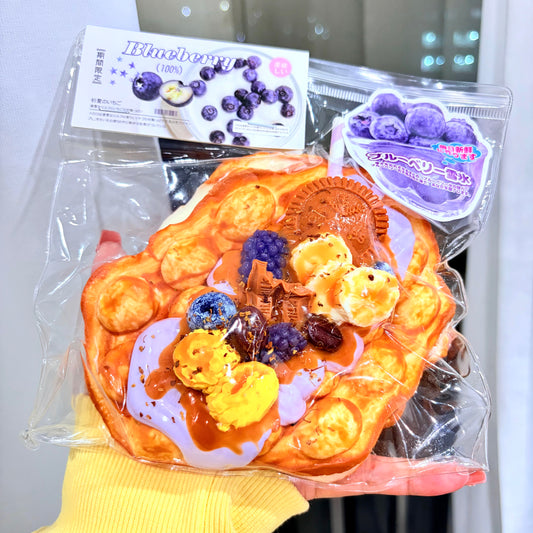 【スクイーズ自由選択】【エッグシュークリーム】 - スクイーズ - 手作り- 食品グレードのシリコン素材