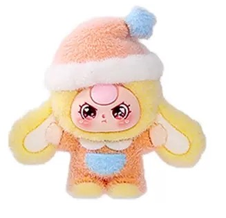 【ペアペア】Baby Three フロッキングドールキーホルダー(開封後のキャンセルができません)