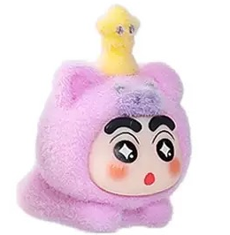 【ペアペア】しんちゃんかわいいフロッキングキーホルダー(開封後のキャンセルができません)