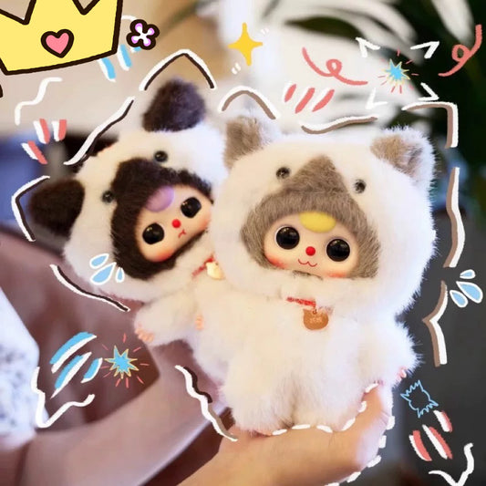 【Baby Threeブラインドボックス】私は誰の猫でしょうか？(ぬいぐるみペンダントブラインドボックス)