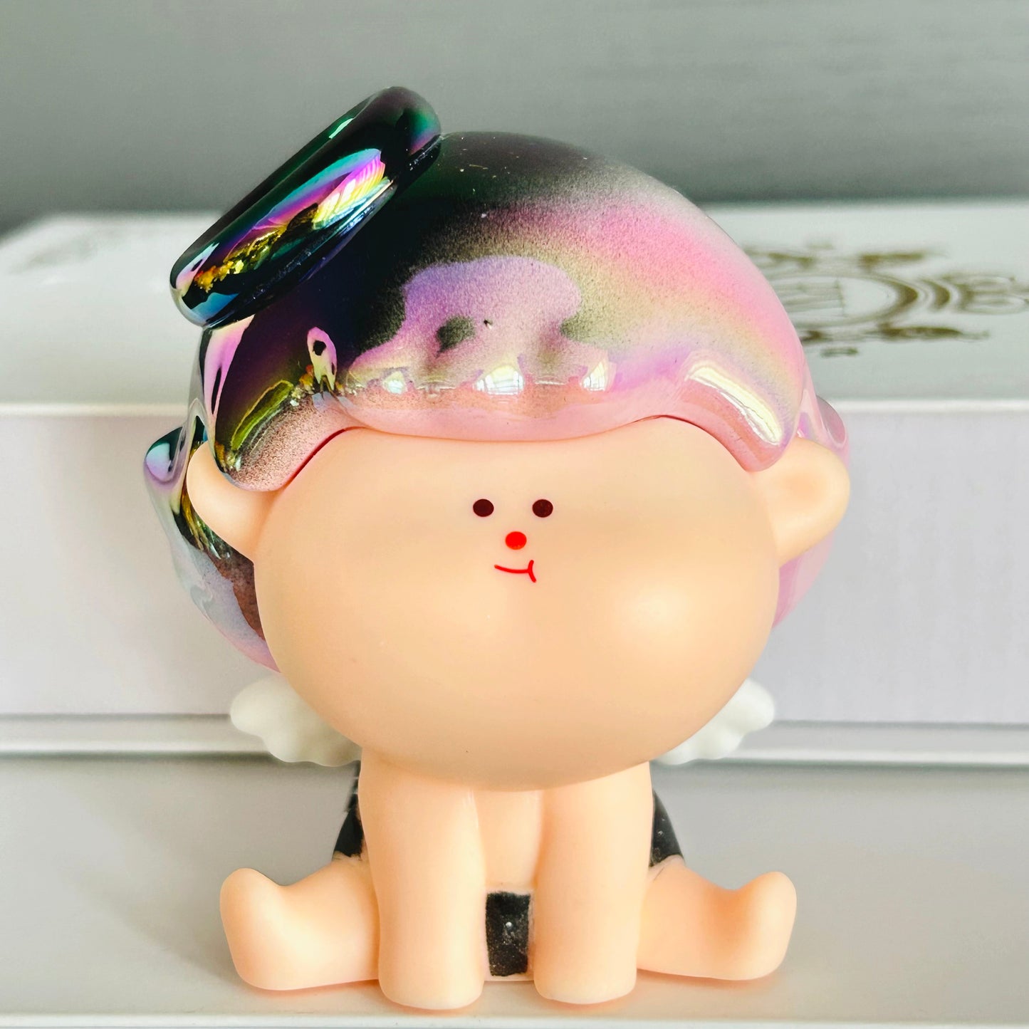 【リリス- ペアペア】電気メッキ光変化エンジェルリリス＆DIY樹脂3Dフィギュア