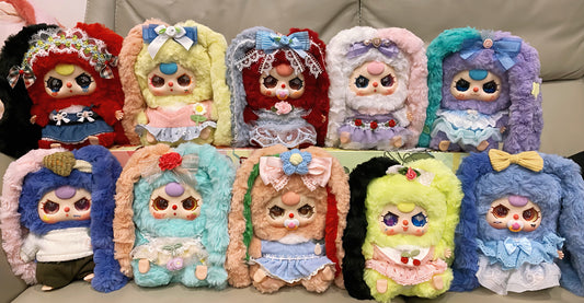 【babythreebブラインドボックス】babythreeリリー兎街シリーズ（四代目)・ぬいぐるみ・バッグストラップ