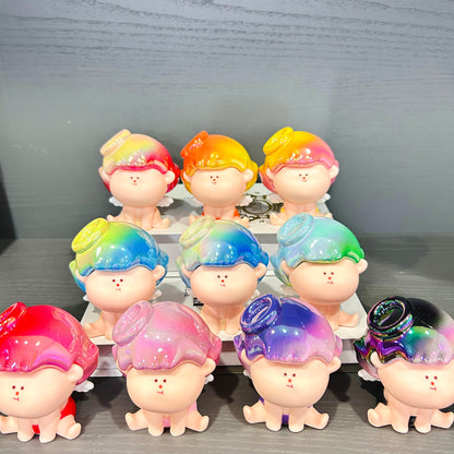 【リリス- ペアペア】電気メッキ光変化エンジェルリリス＆DIY樹脂3Dフィギュア