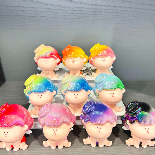 【リリス- ペアペア】電気メッキ光変化エンジェルリリス＆DIY樹脂3Dフィギュア