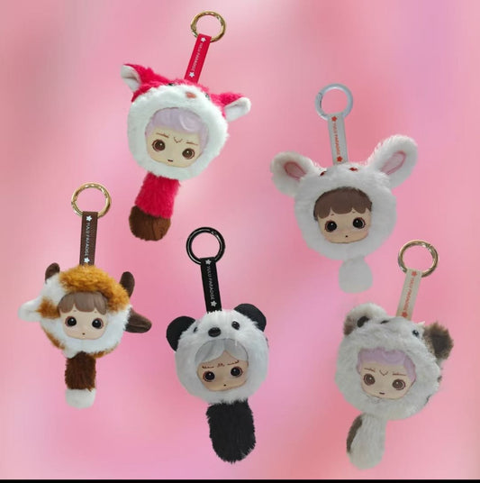 【ブラインドボックス】YURUパラダイスかわいいぬいぐるみのブラインドボックスペンダント(開封後のキャンセルができません)