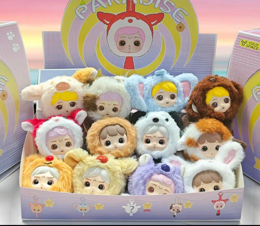 【ブラインドボックス】YURUパラダイスかわいいぬいぐるみのブラインドボックスペンダント(開封後のキャンセルができません)