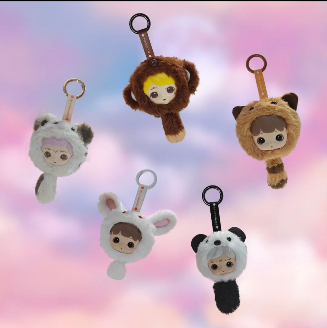 【ブラインドボックス】YURUパラダイスかわいいぬいぐるみのブラインドボックスペンダント(開封後のキャンセルができません)