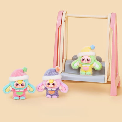 【ペアペア】Baby Three フロッキングドールキーホルダー(開封後のキャンセルができません)