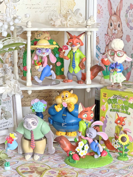 【ブラインドボックス】TOPTOYズートピア//花の世界シリーズ  ディズニー正規品ブラインドボックス(開封後のキャンセルができません)