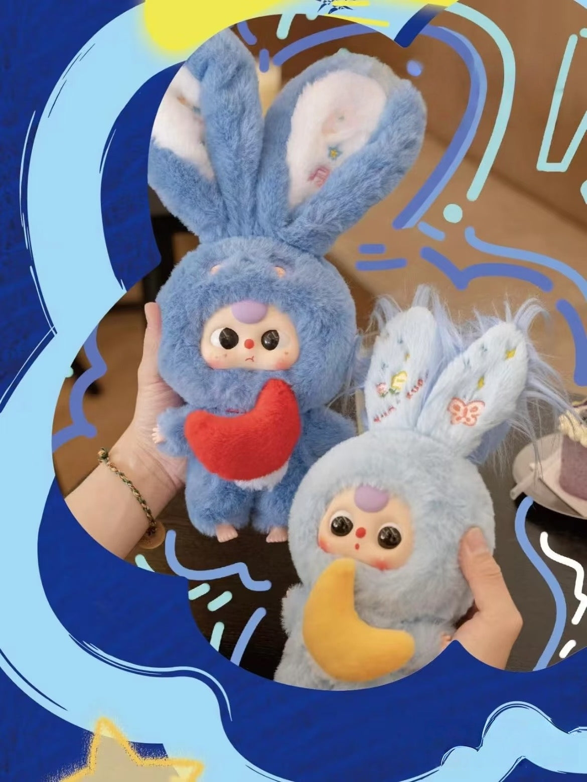 【ブラインドボックス】リリラビットタウン （三代目)- かわいいぬいぐるみ(開封後のキャンセルができません)