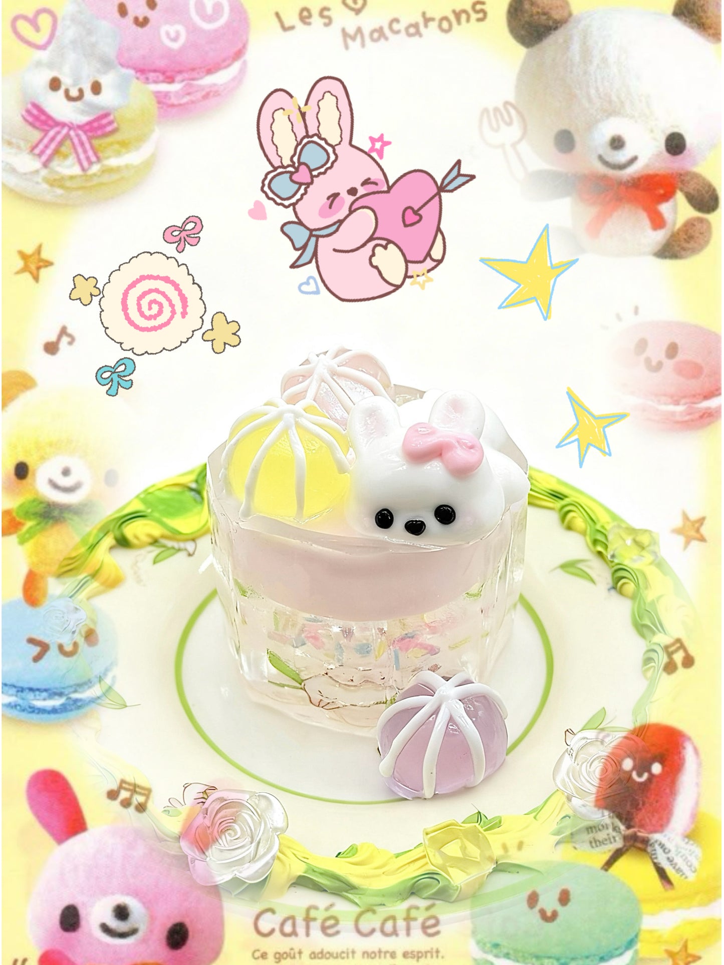 【ブラインドボックス】KATO夜光スクイーズ - 透明な瓶シリーズ - 水っぽい(完全に手作り、わずかな欠陥、気にする場合は購入しないでください)(開封後のキャンセルができません)