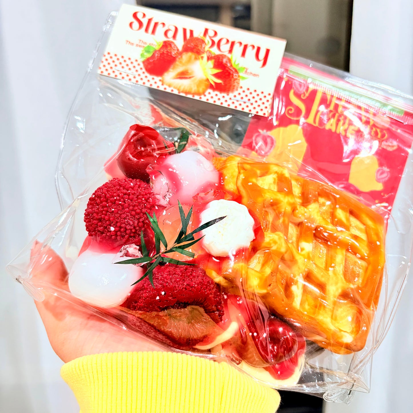 【スクイーズ自由選択】【モルテンワッフル】 - スクイーズ - 手作り- 食品グレードのシリコン素材