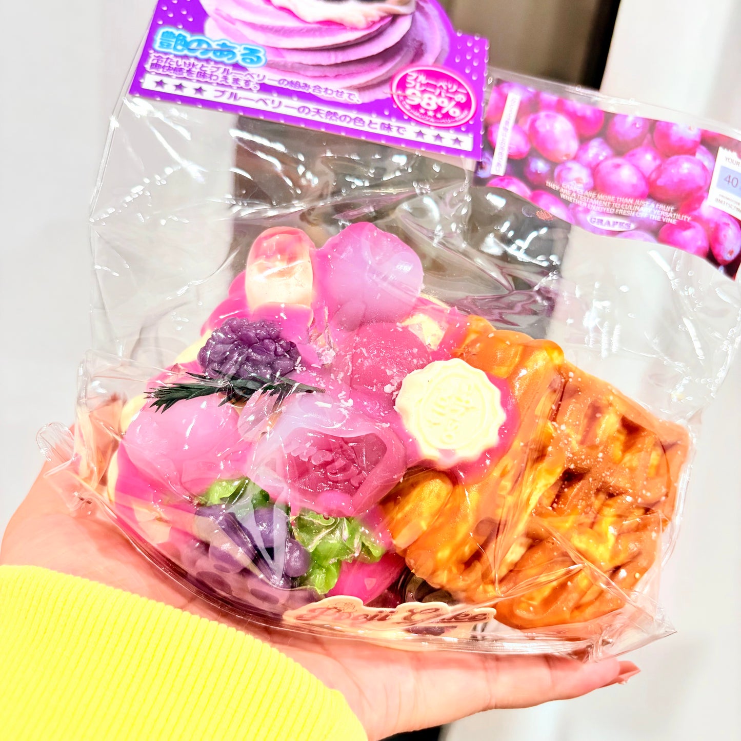 【スクイーズ自由選択】【モルテンワッフル】 - スクイーズ - 手作り- 食品グレードのシリコン素材