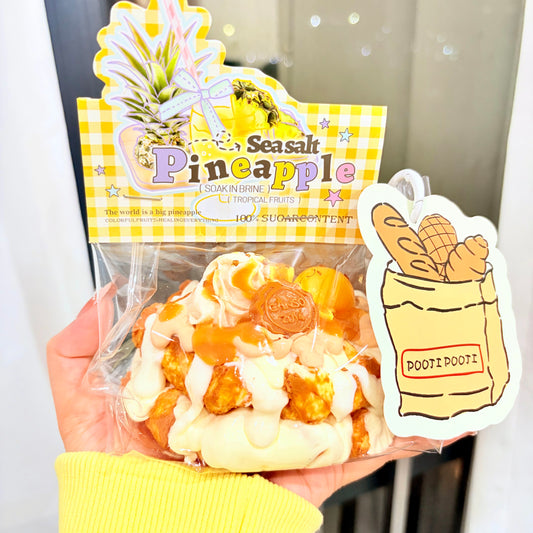 【スクイーズ自由選択】【ダブルワッフル】 - スクイーズ - 手作り- 食品グレードのシリコン素材